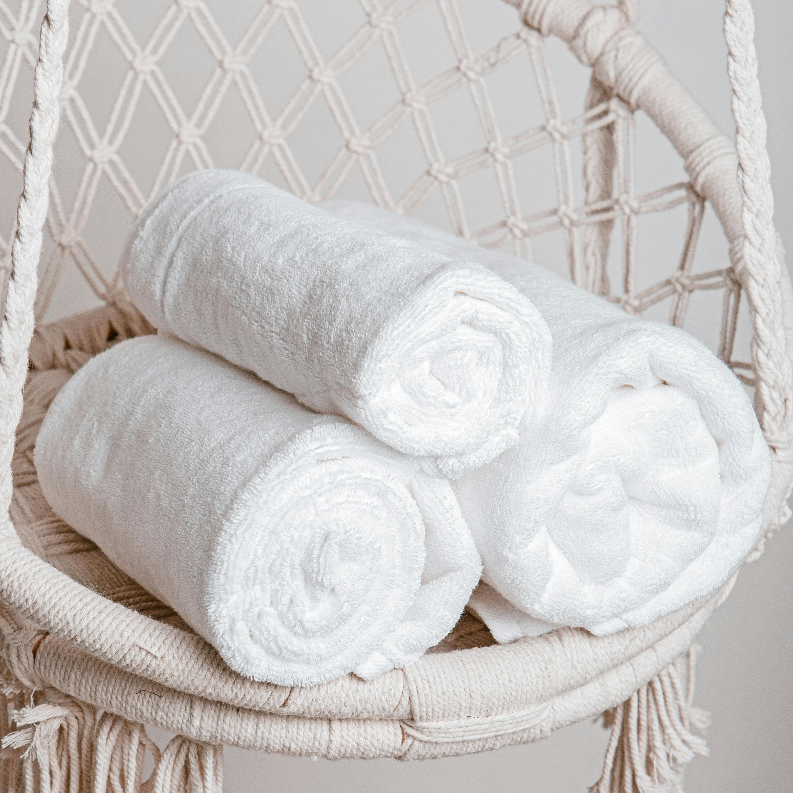 Luxury towels in suite